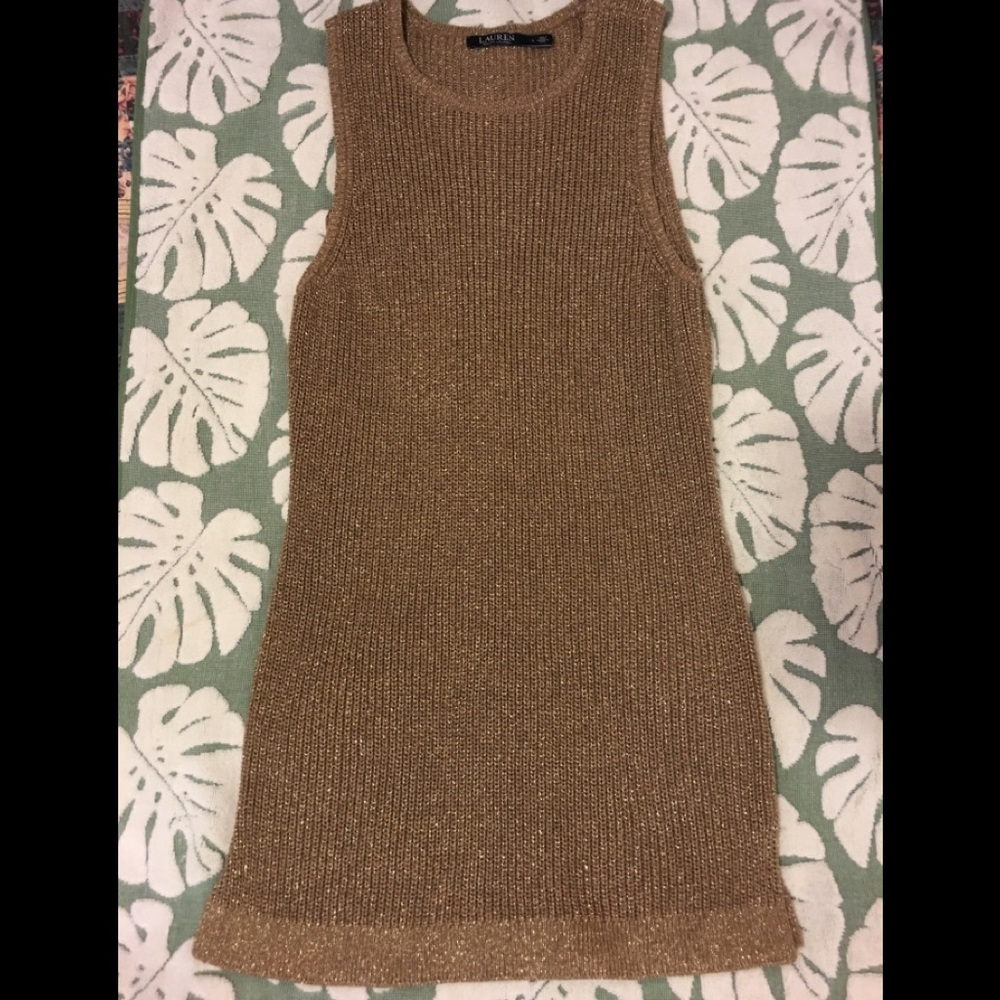 Lauren by Ralph Lauren knit holiday cocktail dress
